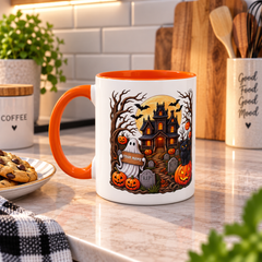 Custom Haunted Hollow Halloween Mug