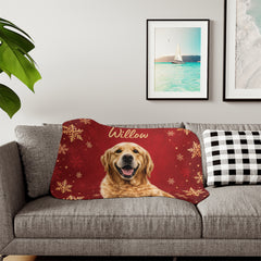 Custom Pet Christmas Blanket