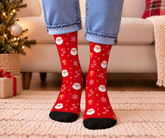 Ho Ho Santa Christmas Socks