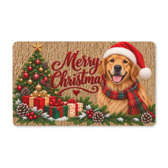 Custom Retriever's Holiday Joy Doormat
