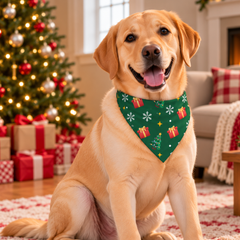 All about Christmas Dog Bandana