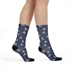 Null Skull And Crossbones Halloween Socks