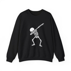 Skeleton Pose Halloween Sweatshirt