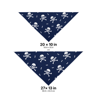 Null Skull And Crossbones Halloween Bandana