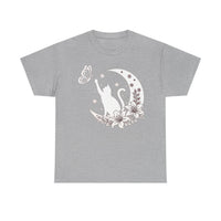 Cat and Moon T-shirts