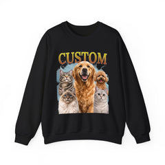 Custom Rap Pet Photo Halloween Sweatshirt