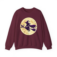 Moonlit Witch Halloween Sweatshirt