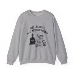 Does This Coffee Make Me Look Undead Halloween Sweatshirt