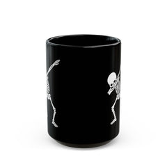 Skeleton Pose Halloween Mug