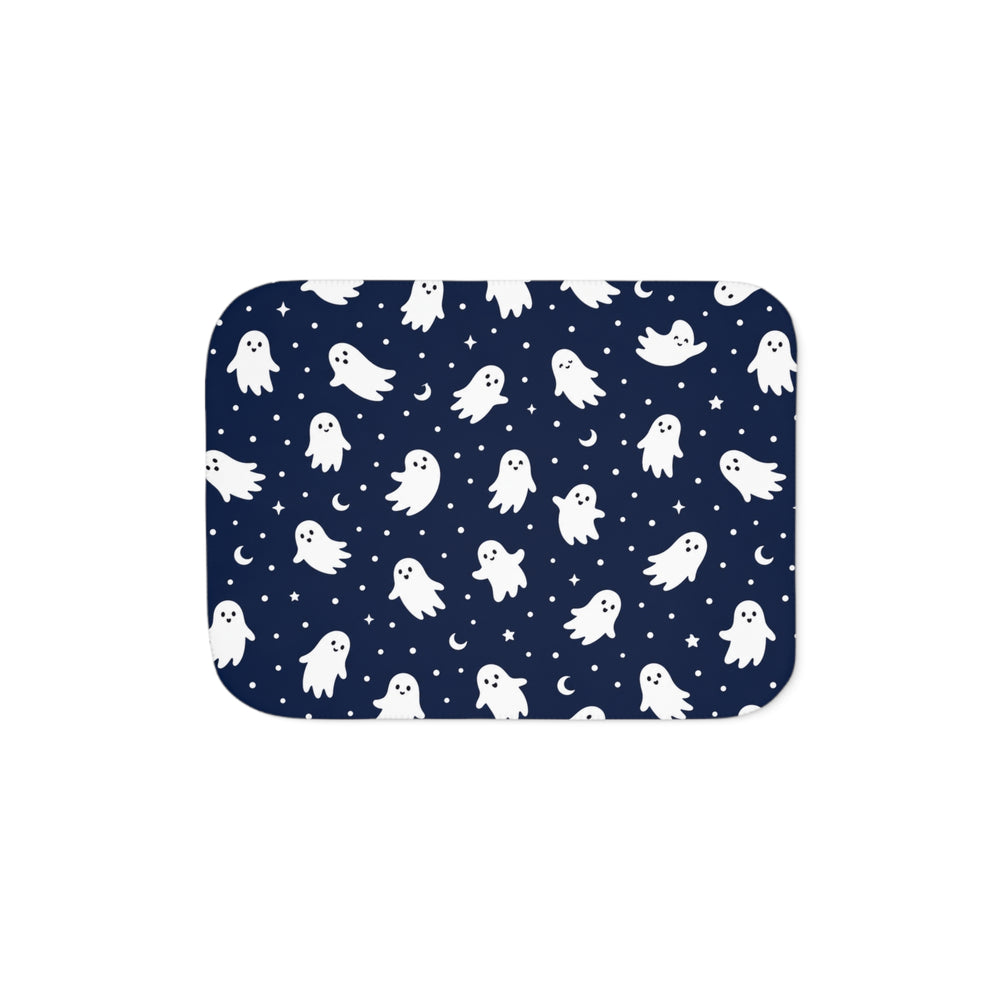 Cute Ghost Flying Halloween Blanket