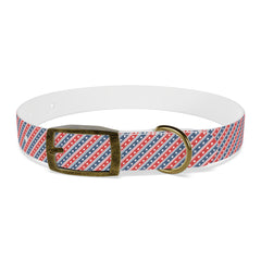 United American tails Dog collar White