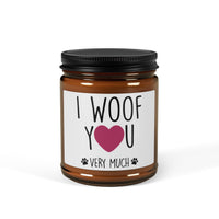 I Woof You Very Much Valentine's Scented Candles
