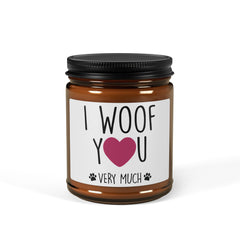 I Woof You Very Much Valentine's Scented Candles