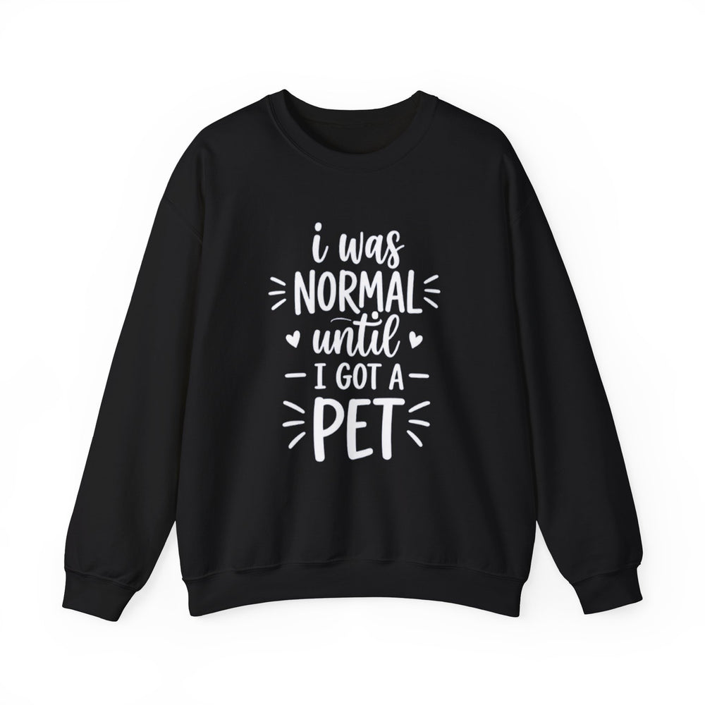 I Was Normal Until I Got A Pet Halloween Sweatshirt