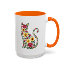 Floral Cat Mug