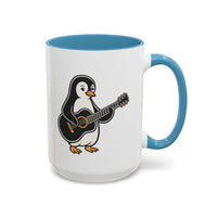 Penguin Guitar Jam Mug