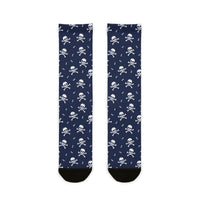 Null Skull And Crossbones Halloween Socks