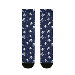 Null Skull And Crossbones Halloween Socks