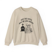 Does This Coffee Make Me Look Undead Halloween Sweatshirt