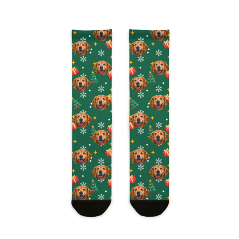 Custom The Joy of Christmas Socks