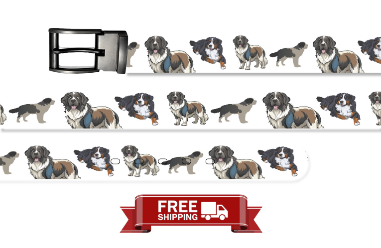 St Bernard Belt With Metal Buckle