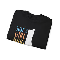 Just A Girl Who Loves Cats Halloween Sweatshirt