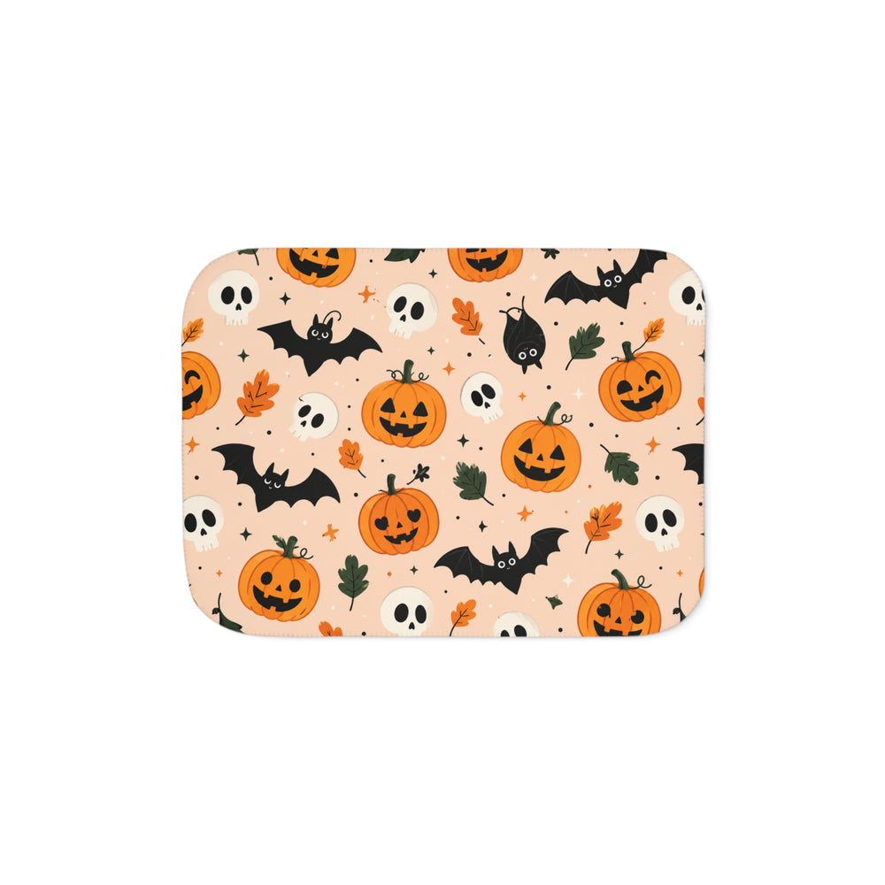 Bats And Pumpkins Halloween Blanket