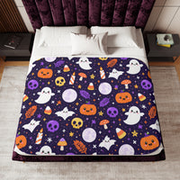 Friendly Ghosts & Friends Halloween Blanket