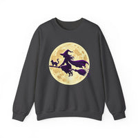 Moonlit Witch Halloween Sweatshirt