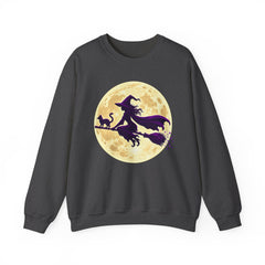 Moonlit Witch Halloween Sweatshirt