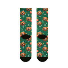 Custom The Joy of Christmas Socks