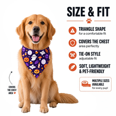 Friendly Ghosts & Friends Halloween Bandana