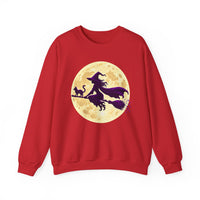 Moonlit Witch Halloween Sweatshirt