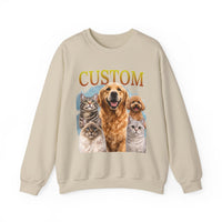 Custom Rap Pet Photo Halloween Sweatshirt