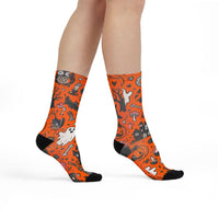 Ghost Monster Spooky Halloween Socks