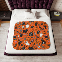 Ghost Monster Spooky Halloween Blanket