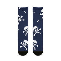 Null Skull And Crossbones Halloween Socks