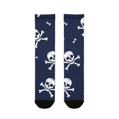 Null Skull And Crossbones Halloween Socks