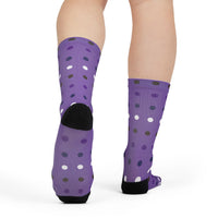 Quadra Dots Purple Socks