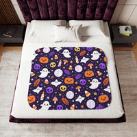 Friendly Ghosts & Friends Halloween Blanket