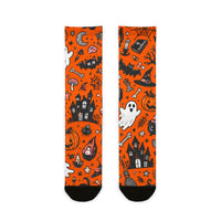 Ghost Monster Spooky Halloween Socks