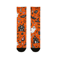 Ghost Monster Spooky Halloween Socks