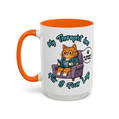 My Therapist Has Fur & Four Legs Mugs