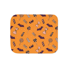 Bats And Candies Halloween Blanket