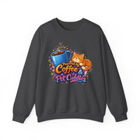 Coffee & Pet Cuddles Halloween Sweatshirt