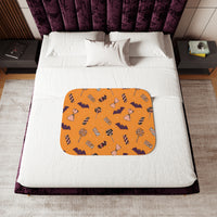 Bats And Candies Halloween Blanket