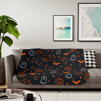 Boo Crew Halloween Blanket