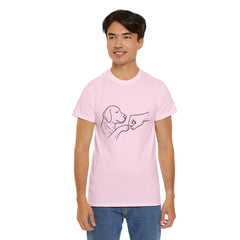 Dog Human Fistbump T-shirt