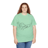 Dog Human Fistbump T-shirt