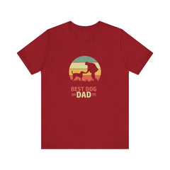 Best Dog Dad Short Sleeve T-shirt